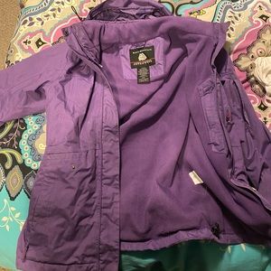 Misty mountain purple shell jacket